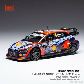 Modely Hyundai i20 N Rally1 1:43 IXO - 3