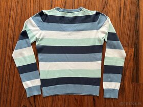 Tenký pásikavý pulover - 3
