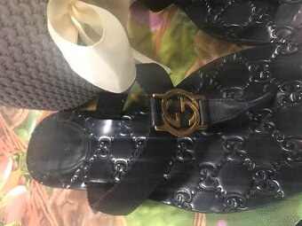 GUCCI originál damske slapky 38 - 3