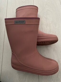 Zateplene gumaky Enfant, velk 33, farba Old Rose - 3