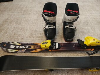 Predám detské lyže 90cm + lyžiarky - 3
