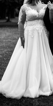 Svadobné šaty 42-46 - 3