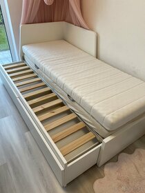 Roztahovacia posteľ Ikea s matracmi - 3