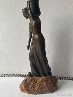 Bronzová soška od Josef Adolf Pohl - 3