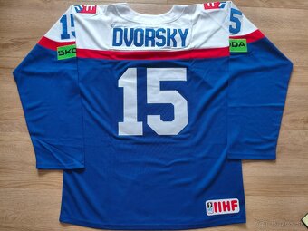 Hokejový dres Slovensko - Dvorský - úplne nový - 3