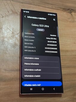Predám Samsung Galaxy S23 Ultra 12GB Rám 512GB Silver Nový - 3