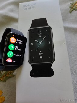Honor 9 band fitnes hodinky čierne používané v peknom stave - 3