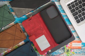 Dvojfarebné zatváracie puzdro pre Xiaomi, Redmi, Poco - 3