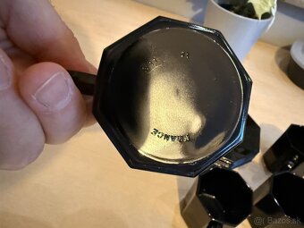 päťuhoľníkové, sklenené šálky - 3