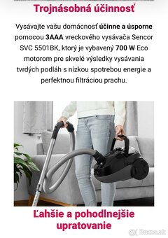 Podlahový vysávač Sencor - 3