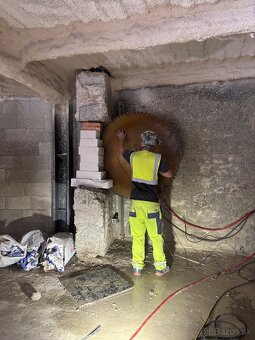 Práca Jadrové vŕtanie a rezanie betónu - 3