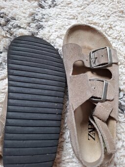 ZARA celokožené sandále veľ. 30 a dreváky - 3