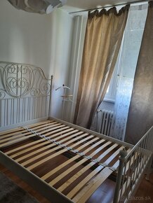 Manželská posteľ kovová 140x200cm - 3