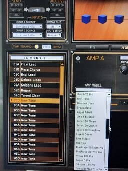 Line 6 HD PRO + kombo Marshall MG50FX - 3