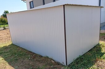 Plechová garáž 3x5m - 3