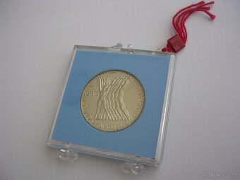Ag minca 100 Kčs 1980 Československá spartakiada PROOF - 3
