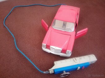 Stará velká hračka na bowden s ovladačem MERCEDES - 3