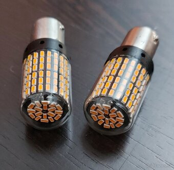 LED žiarovka BAY15d 21/5w Oranžová sada 2ks - 3