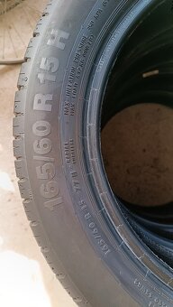 165/60 R15 letné pneumatiky Continental 7 mm - 3