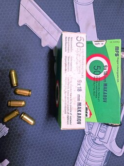 Predám strelivo Makarov FMJ - 3