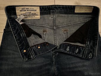 Pánske,kvalitné džínsy,skinny DIESEL - veľkosť 32/34 - 3