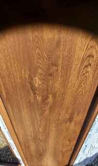 Predám vchodove dvere 99x200 orech , 100x208 svetly dub 3skl - 3