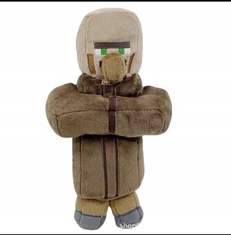 MINECRAFT velky plysak- pavuk, vlk,ocelot, liska,panda,dedin - 3