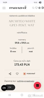 Gresova dlazba zn. PARADYZ - 3