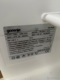 Chladnička Gorenje noblesse - 3