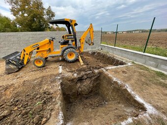 Bager JCB, zemne, vykopove a stavebne prace - 3