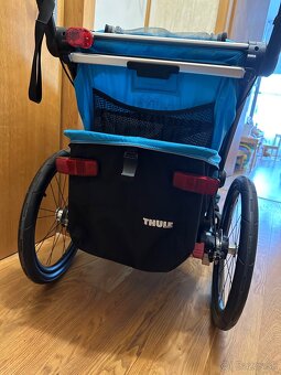 Thule Chariot Sport 1 blue + rumning set - 3