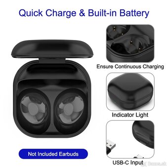 náhradná nabíjacia dokovacia stanica pre Bluetooth slúchadlá - 3