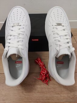 Predám nové Nike Air Force 1 SUPREME biele ORIGINÁL - 3