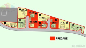 NA PREDAJ STAVEBNÝ POZEMOK 514 M² BOROVCE, okr. Piešťany /VO - 3