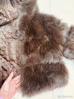 Bunda z umelej kožušiny - 3