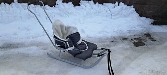 Kovove sanky s fusakom - 3