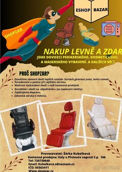 Elektrické Pedikérské křeslo 1 motor šedivo modré - 3