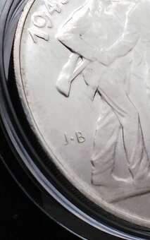 Strieborná minca 100 korún 1955 - 3