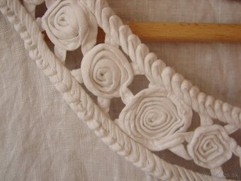 Biele ľanové šaty - 3