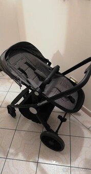 Šedý kočík 3v1 - 3