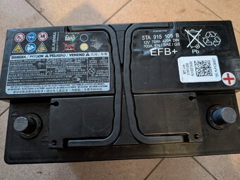 Autobatéria 70ah (štart-stop) - 3