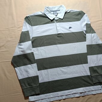 Vintage y2k Nike sportswear polokošeľa s dlhým rukávom XXL - 3