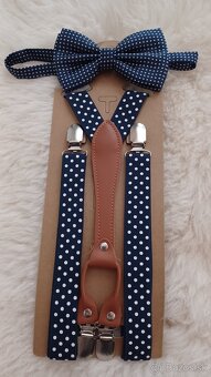 Pánske traky + motýlik - 3