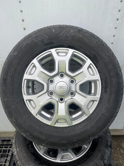 PREDÁM sadu 16" ALU disky Ford + letné pneumatiky NOKIAN - 3
