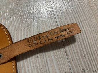 Kožené púzdro na pištoľ CZ 50/70 svetlé, ČSĽA / SNB (ZNB,VB) - 3