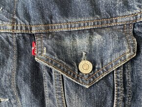 Pánska džínsová bunda LEVIS - veľkosť L - 3