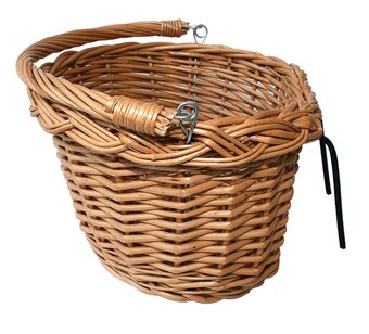 Prútený košík na detský bicykel - 3