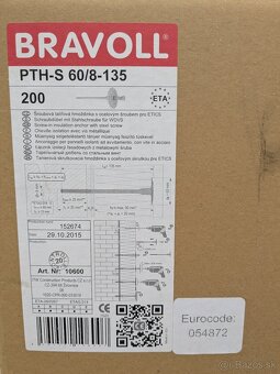 Kotvy fasádne Bravoll PTH-S 135 a 175 mm - 3