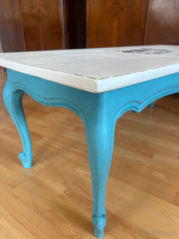 Drevený konferenčný stolik wildflowers - 3