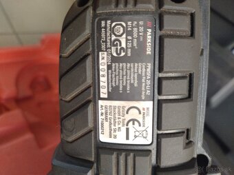 Aku uhlová brúska parkside performance - 3